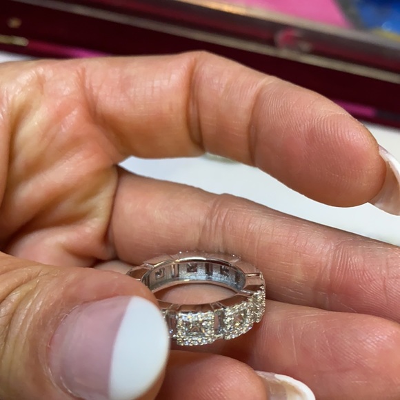 New Sterling Silver Eternity Band Ring Size 6 - Picture 8 of 11